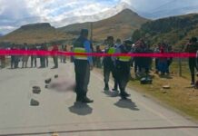 FATAL ACCIDENTE ENLUTA A UNA FAMILIA EN HUAYÑUNAPAMPA
