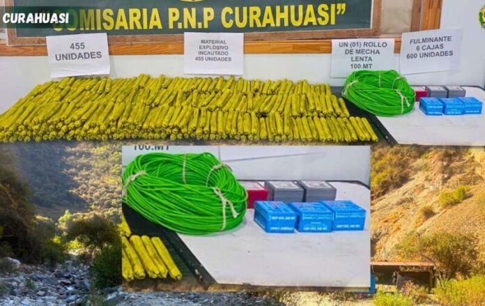 HALLAN ARSENAL DE EXPLOSIVOS