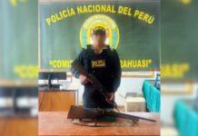 ¡ALERTA EN CURAHUASI! HALLAN PRESUNTA ESCOPETA ARTESANAL AL INTERIOR DE UNA TORNERÍA