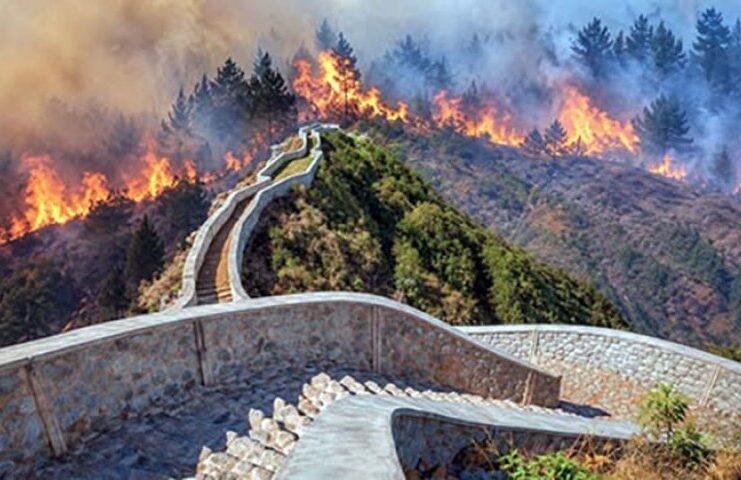 APURÍMAC: IDENTIFICAN A PRESUNTO RESPONSABLE DEL INCENDIO QUE CASI ALCANZA LA MURALLA CHINA ANDINA