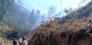 INCENDIO ALERTA A VECINOS EN ACCOSQ’A HUAYCCO