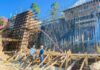 MURO DE CONTENCIÓN DE TÚPAC AMARU AVANZA PESE A COMPLEJIDAD DEL TERRENO