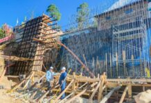 MURO DE CONTENCIÓN DE TÚPAC AMARU AVANZA PESE A COMPLEJIDAD DEL TERRENO