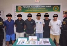 PNP DETIENE A 11 PRESUNTOS INTEGRANTES DE “LOS INTOCABLES DEL CENTRO” EN MEGAOPERATIVO