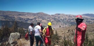 SEIS DÍAS DE LUCHA CONTRA EL FUEGO: BOMBEROS, POLICÍAS Y POBLADORES ENFRENTAN INCENDIO EN URIPA