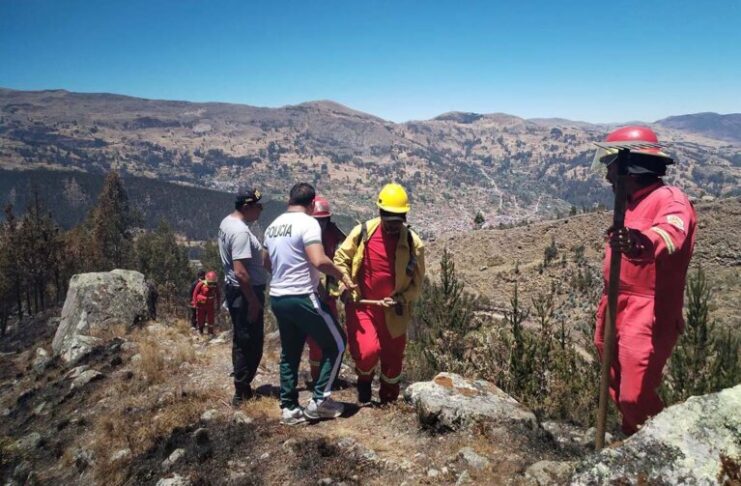 SEIS DÍAS DE LUCHA CONTRA EL FUEGO: BOMBEROS, POLICÍAS Y POBLADORES ENFRENTAN INCENDIO EN URIPA