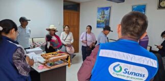 SUNASS MONITOREA REPARTO DE AGUA POTABLE MEDIANTE CISTERNAS Y ATENCIÓN AL USUARIO ANTE EMERGENCIA EN ABANCAY Y TAMBURCO