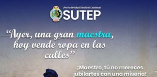 SUTEP ANUNCIA JORNADA DE LUCHA POR DERECHOS DEL MAGISTERIO